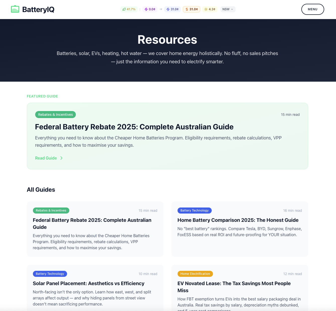 BatteryIQ Resources and Guides